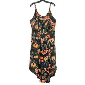 Ellen Weaver Jumpsuit Boho Festival Garden Party Cottage Resort Summer Floral 2X
